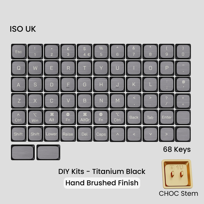 Load image into Gallery viewer, [GB] Awekeys Air Low-Profile Metal Keycaps (Choc)
