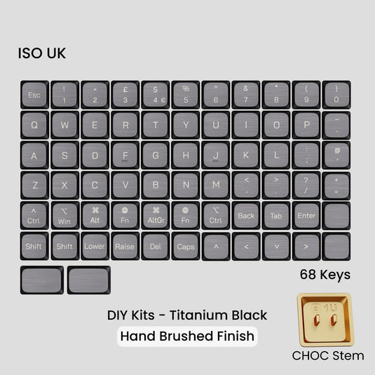 [GB] Awekeys Air Low-Profile Metal Keycaps (Choc)