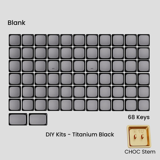 [GB] Awekeys Air Low-Profile Metal Keycaps (Choc)