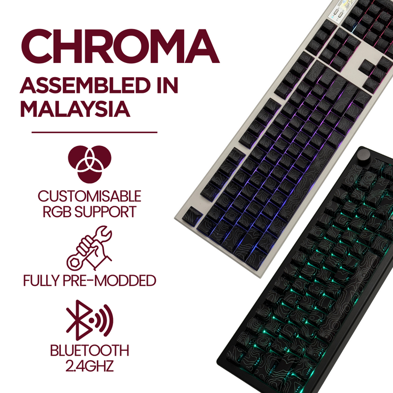 Load image into Gallery viewer, Mecha Chroma Custom Wireless Mechanical Keyboard
