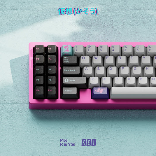 [GB] MW Virtual ABS Double-shot Keycap Set