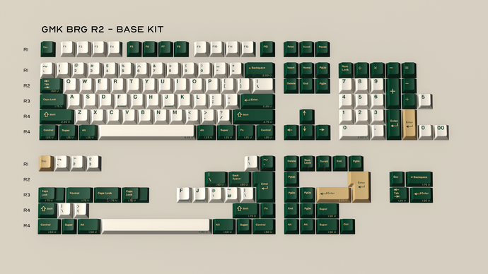 [Extras] GMK British Racing Green R2