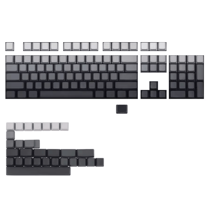 JKDK Shine Through OEM Profile PBT Keycaps