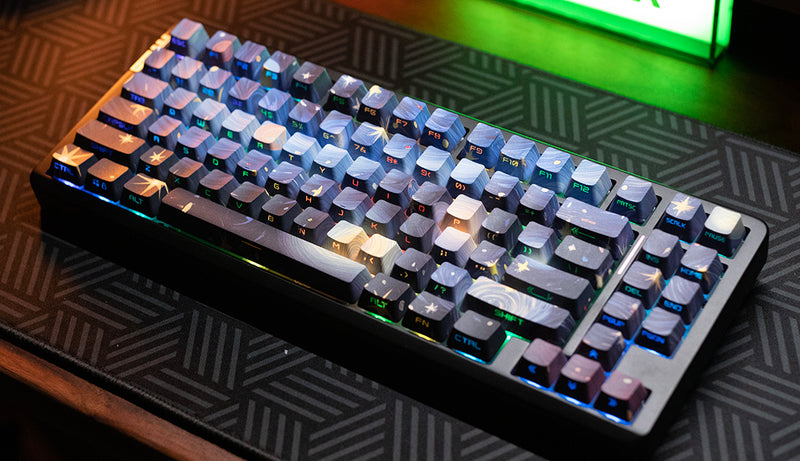 Load image into Gallery viewer, JKDK Shine Through OEM Profile PBT Keycaps
