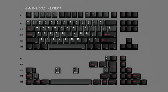 [In-Stock] GMK Evil Dolch The Split