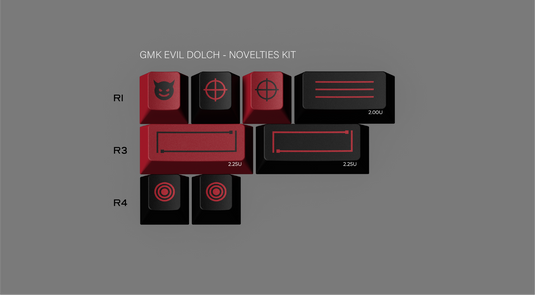 [In-Stock] GMK Evil Dolch The Split
