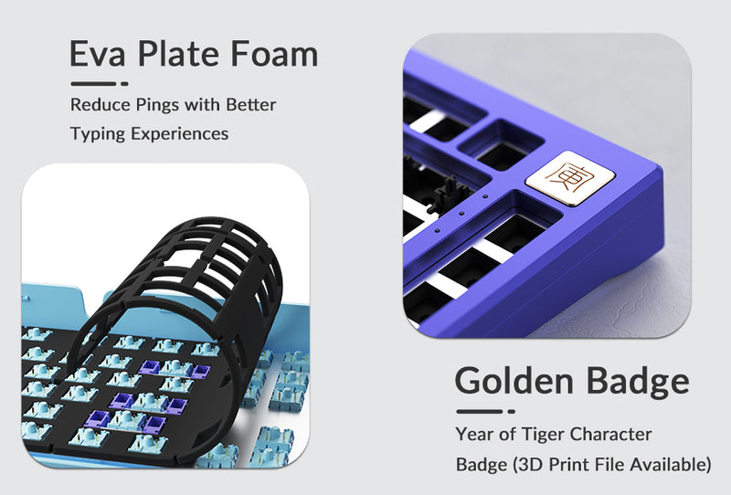 Load image into Gallery viewer, AKKO MOD006 Aluminum DIY Barebones Kit
