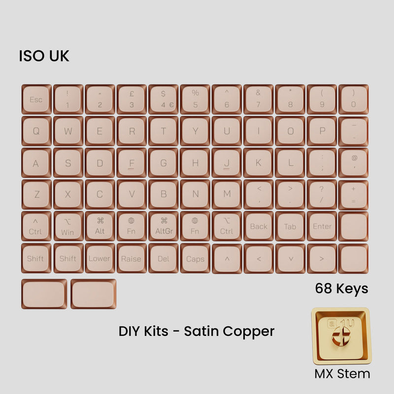 Load image into Gallery viewer, [GB] Awekeys Air Low-Profile Metal Keycaps (MX)
