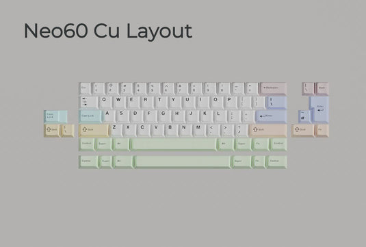 [Pre-Order] Neo60 Cu Custom Mechanical Keyboard (Extra Parts)