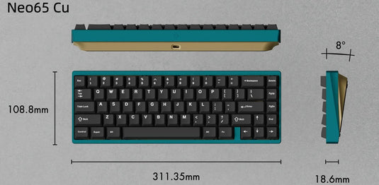 [Extras] Neo65 Cu Custom Mechanical Keyboard Kit