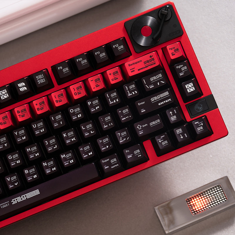 Load image into Gallery viewer, Parametric Pearlescent Metallic Cherry Profile Keycap Set
