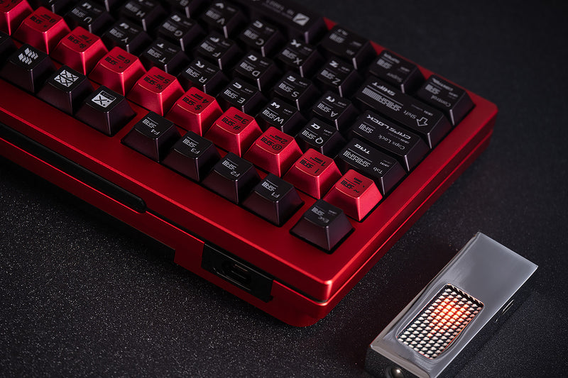 Load image into Gallery viewer, Parametric Pearlescent Metallic Cherry Profile Keycap Set
