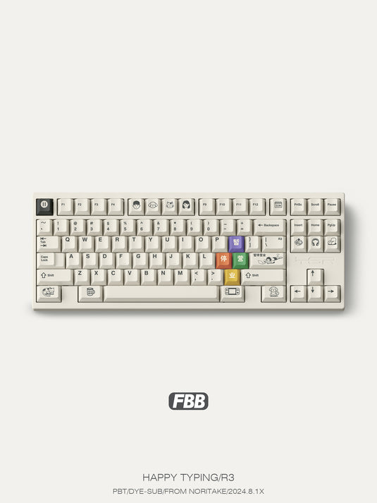 FBB Closure PBT Cherry Profile Keycap Set