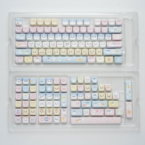 Mecha Chiikawa Themed MAO Profile Keycap Set