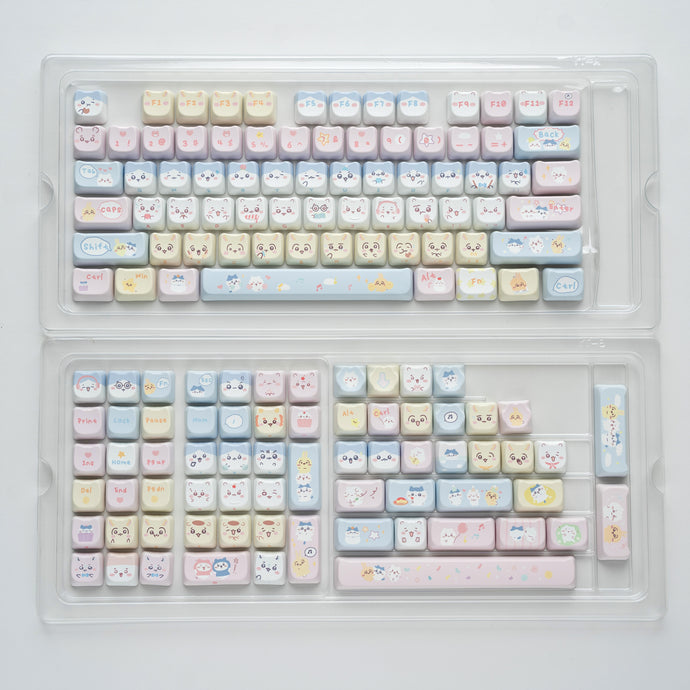 Mecha Chiikawa Themed MAO Profile Keycap Set