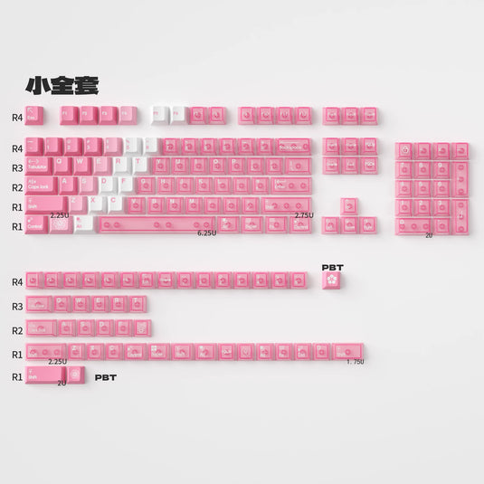 Pink Mist Cherry Profile Keycap Set