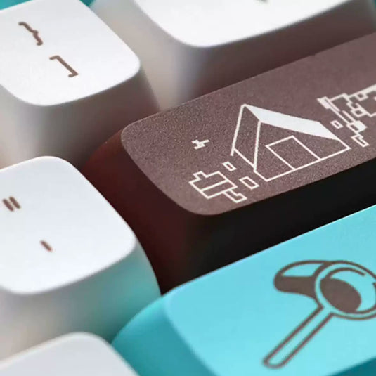 Island Retreat PBT Dye Sub XDA Profile Keycap Set