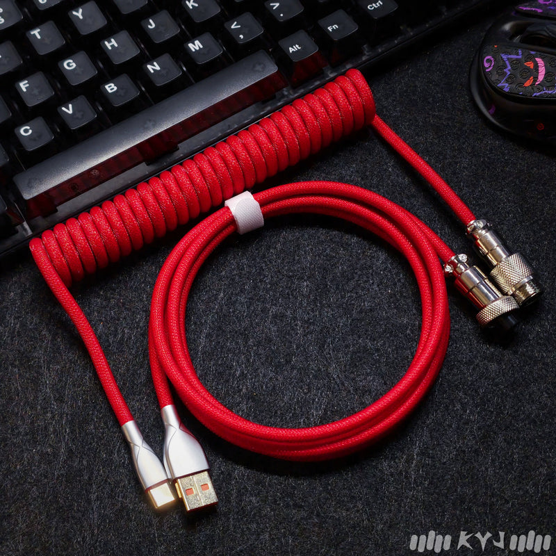 Load image into Gallery viewer, USB-C Coiled Cable (8Khz Compatible)
