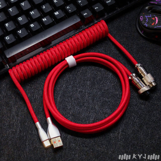 USB-C Coiled Cable (8Khz Compatible)