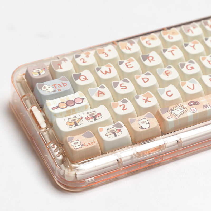 Load image into Gallery viewer, Cat themed MAO Profile Keycaps
