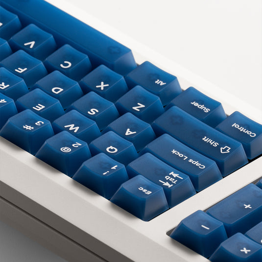 Frosted Blue Cherry Profile Keycaps
