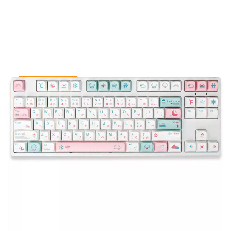 Load image into Gallery viewer, Pastel Weather PBT Dye Sub XDA Profile Keycap Set
