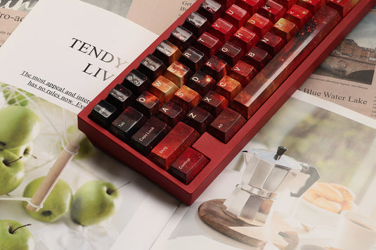 JKDK Supernova Cherry Profile Hi-Gloss Keycap Set