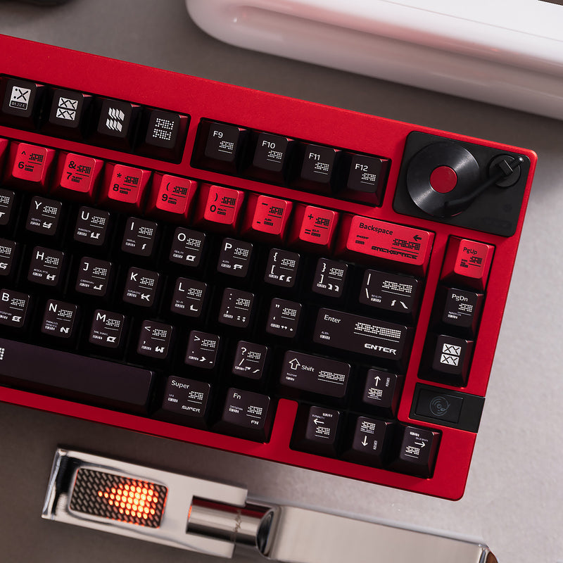 Load image into Gallery viewer, Parametric Pearlescent Metallic Cherry Profile Keycap Set
