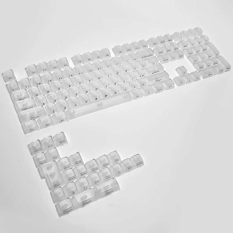Load image into Gallery viewer, Transparent Shine Through OEM Profile PC Keycaps
