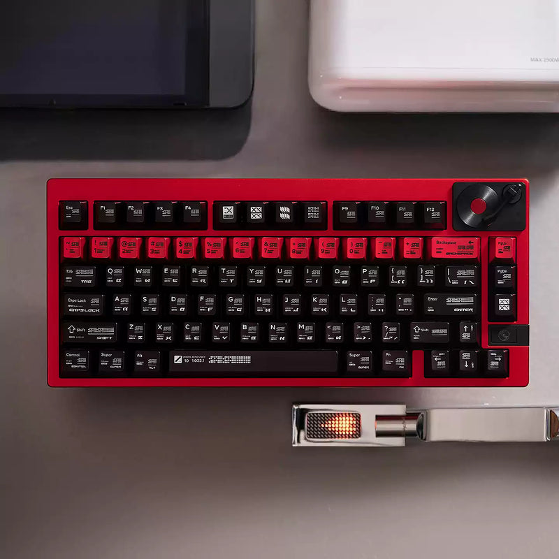 Load image into Gallery viewer, Parametric Pearlescent Metallic Cherry Profile Keycap Set
