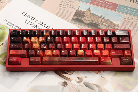 JKDK Supernova Cherry Profile Hi-Gloss Keycap Set