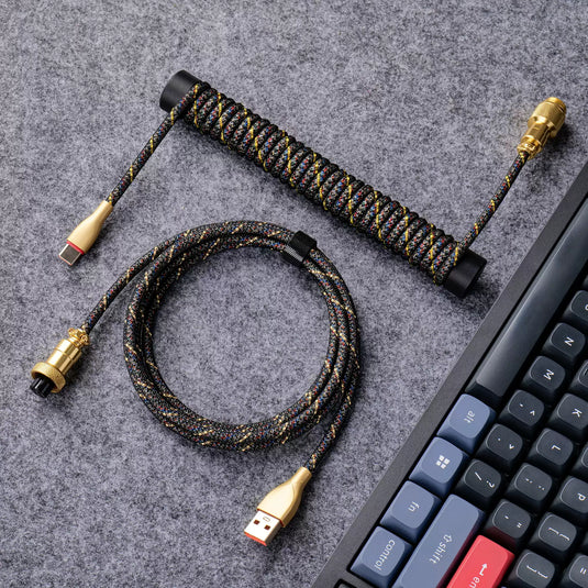 USB-C Coiled Cable (8Khz Compatible)
