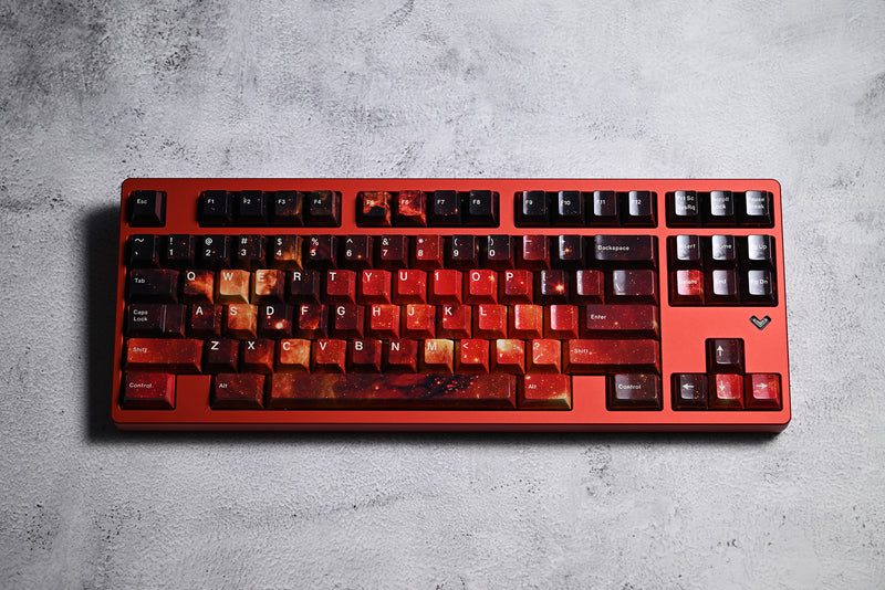 Load image into Gallery viewer, JKDK Supernova Cherry Profile Hi-Gloss Keycap Set
