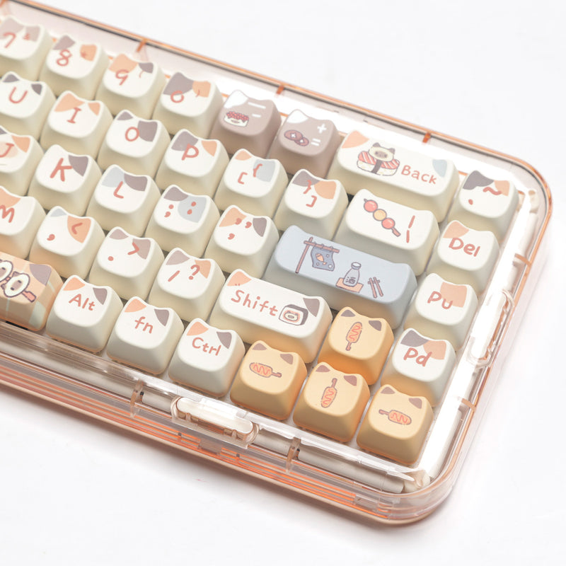 Load image into Gallery viewer, Cat themed MAO Profile Keycaps
