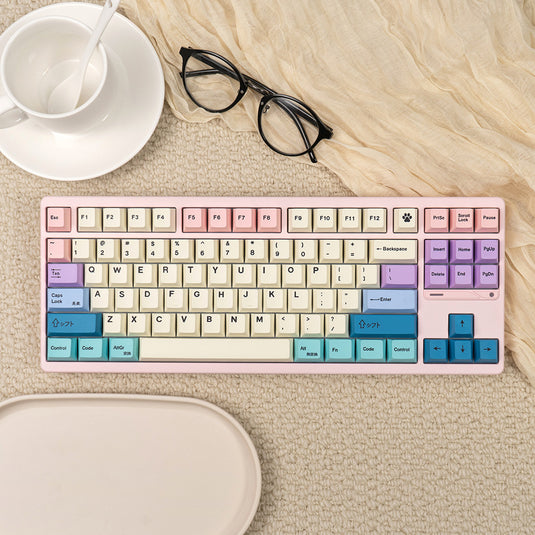 Pixie Cherry Profile PBT Dye Sub Keycap Set