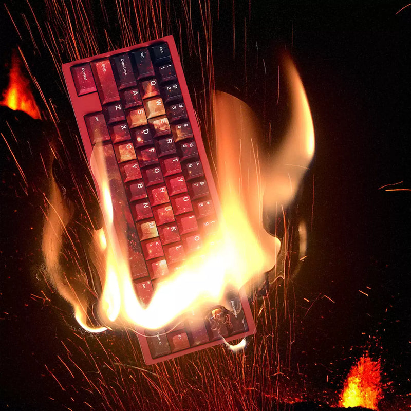 Load image into Gallery viewer, JKDK Supernova Cherry Profile Hi-Gloss Keycap Set
