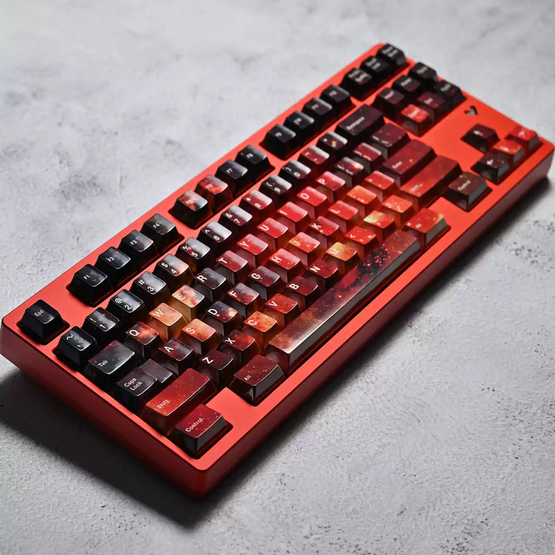 Load image into Gallery viewer, JKDK Supernova Cherry Profile Hi-Gloss Keycap Set
