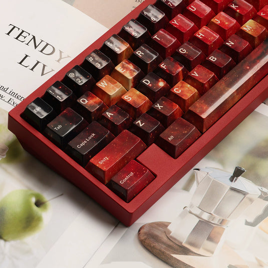 JKDK Supernova Cherry Profile Hi-Gloss Keycap Set