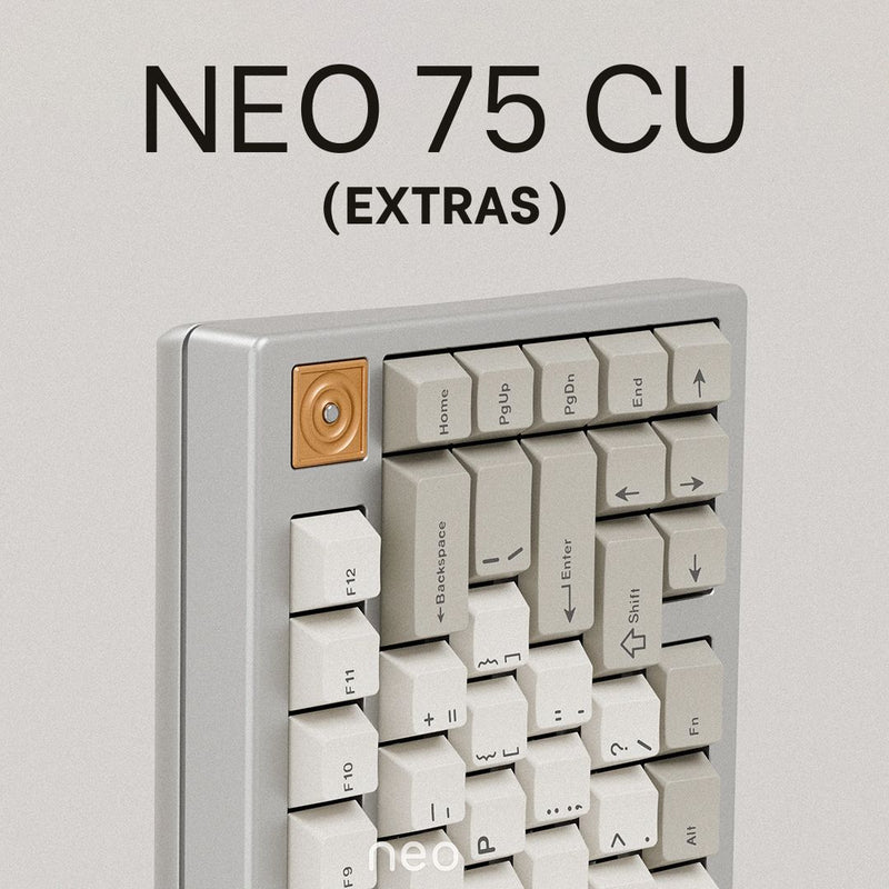 Load image into Gallery viewer, [Pre-Order] Neo75 Cu Custom Mechanical Keyboard (Extra Parts)

