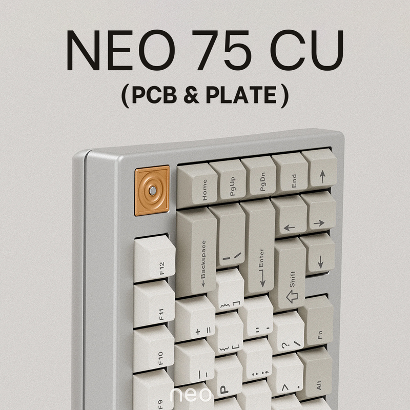Load image into Gallery viewer, [Pre-Order] Neo75 Cu Custom Mechanical Keyboard (PCB + Plate)
