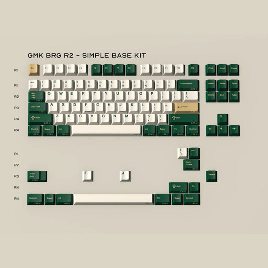 [GB] GMK British Racing Green R2 Simple Base