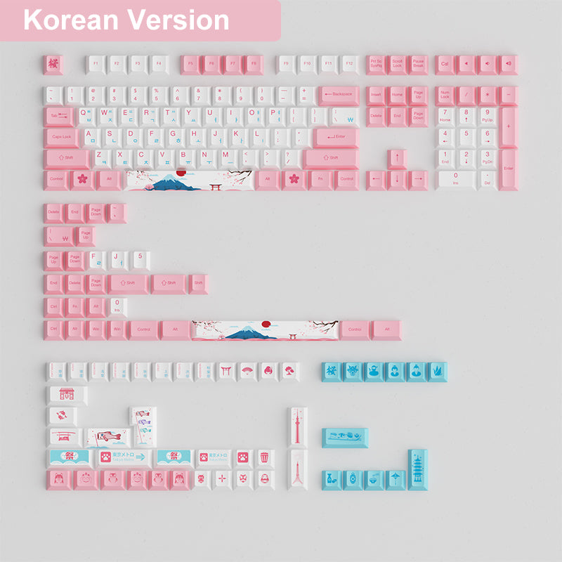 Load image into Gallery viewer, AKKO World Tour Tokyo R2 Double Shot PBT Keycaps
