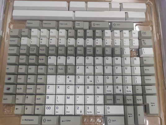 Shenpo Retro Beige Dye-Sub PBT Cherry Profile Keycaps