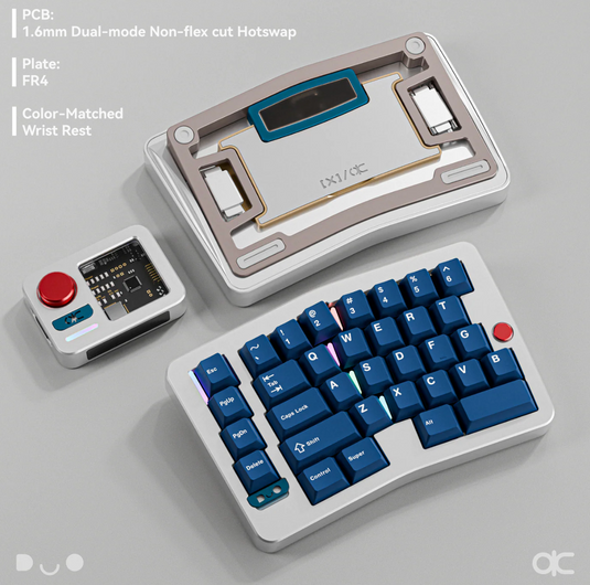 [Extras Pre-order] QK Alice Duo Split Ergo Keyboard Kit