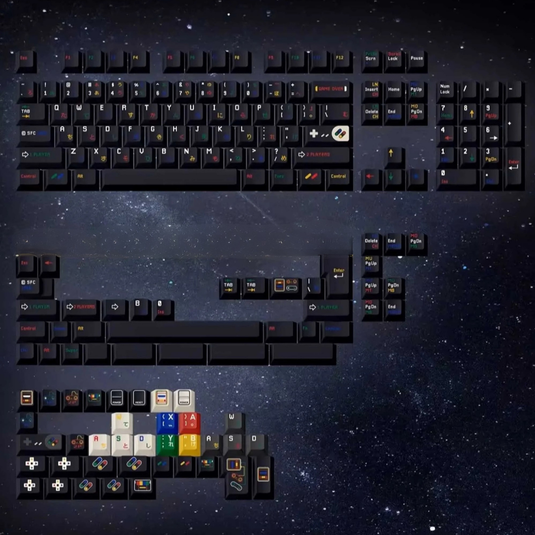 FBB SFC 1990 Dark PBT Cherry Profile Keycap Set