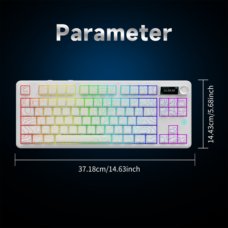 Load image into Gallery viewer, AJAZZ AK870 TKL Wireless Mechanical Keyboard
