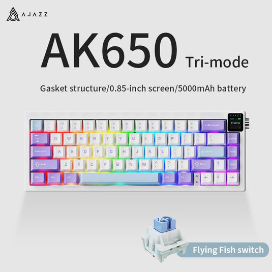 AJAZZ AK650 V2 65% Wireless Mechanical Keyboard