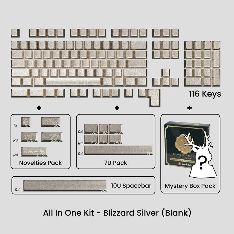 Load image into Gallery viewer, [GB] Awekeys Wild ICE Keycaps
