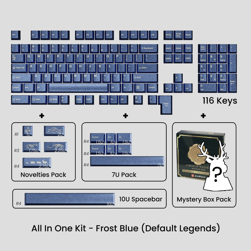 Load image into Gallery viewer, [GB] Awekeys Wild ICE Keycaps
