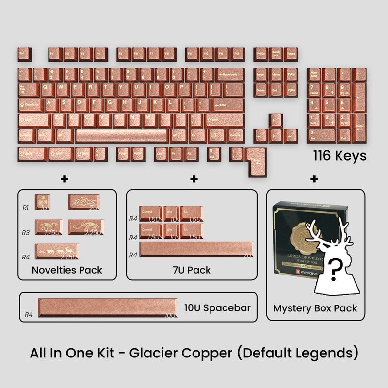 Load image into Gallery viewer, [GB] Awekeys Wild ICE Keycaps
